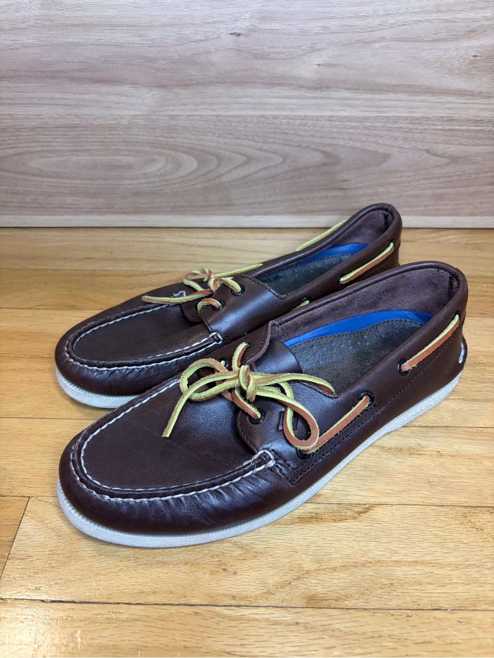 Sperry Men's Original 2-Eye Boat Shoes in Dark Brown - Size 9